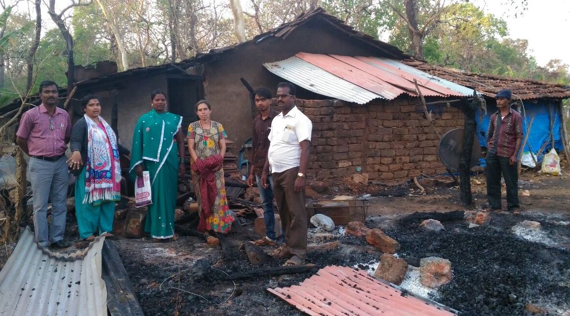 ಬೆಂಕಿ ಅನಾಹುತಕ್ಕೆ ಮನೆ ಭಸ್ಮ